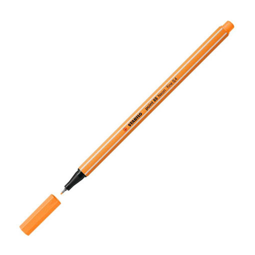 Picture of STABILO FINELINER PEN NEON ORANGE (88/054)